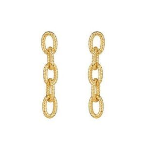 SYLVIA TOLEDANO Gold Link Drop Earrings